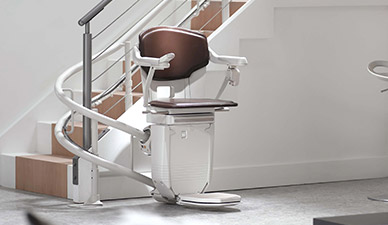 Upholstery options for the stairlift chair